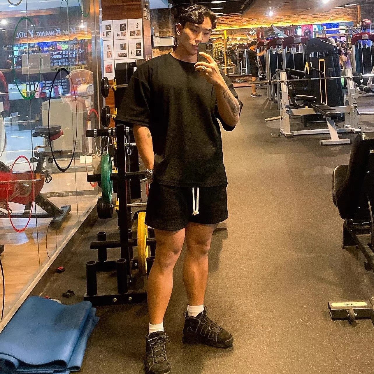 运动短裤男三分裤纯棉美式健身潮牌肌肉撸铁狗兄弟跑步深蹲训练,淘宝优惠券,粉丝福利购,淘宝优惠卷