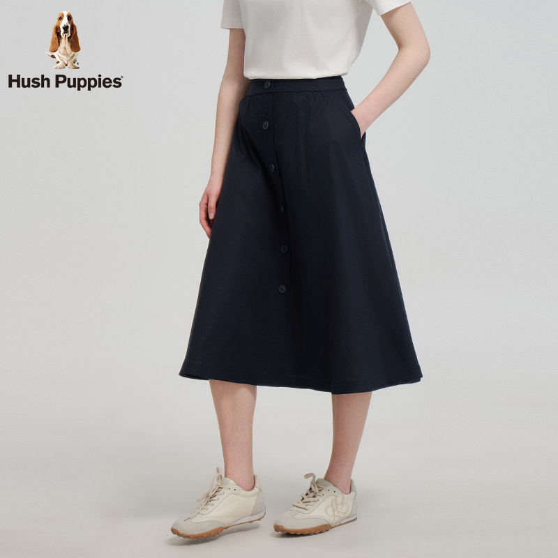 【爽滑透气】暇步士女装2025夏季新款气质显瘦A字半身裙休闲百搭