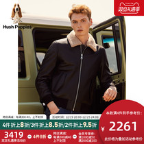 (Sheep Leather) Leisure Steps Mens Clothing Leather Clothing Fall Fashion Collars Real Leather Jackets PL-21508D