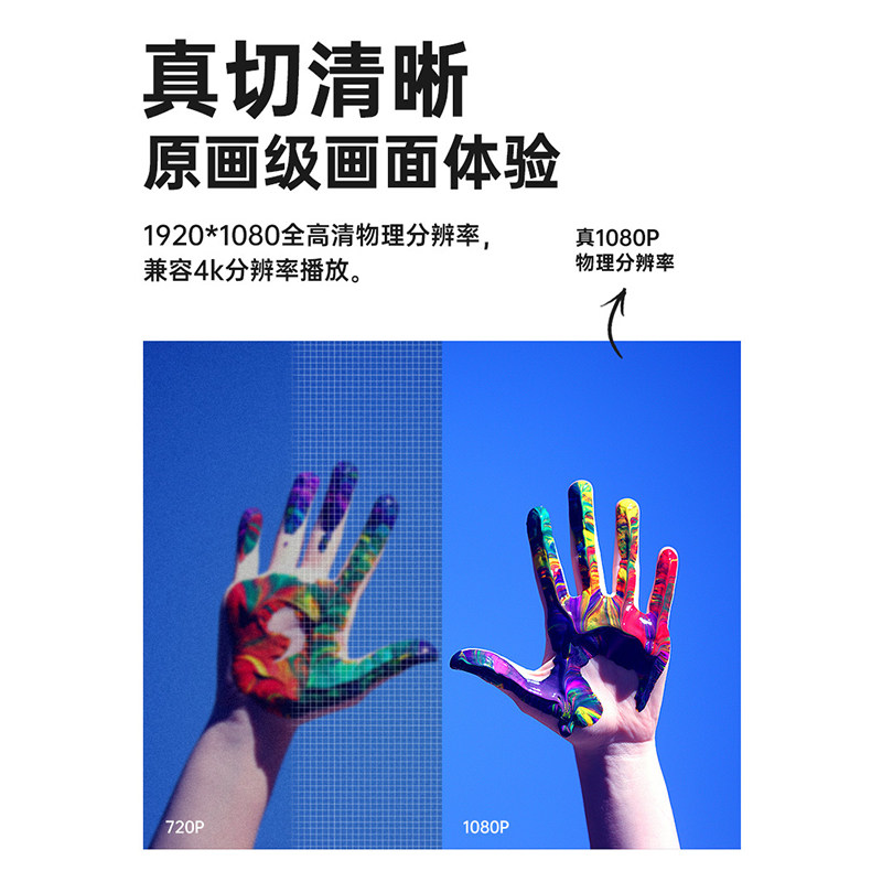 【爆款推荐】坚果g9家用1080p投影仪 jmgo坚果投影机