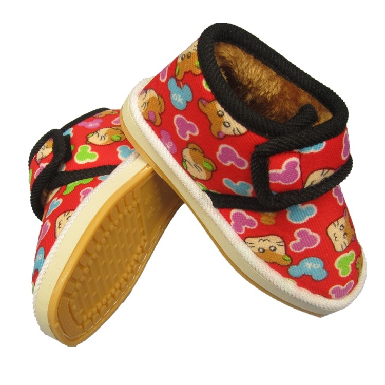 2024男女宝宝冬季保暖鞋厚底防滑牛筋底妈妈手工包后跟儿童棉布鞋,淘宝优惠券,粉丝福利购,淘宝优惠卷