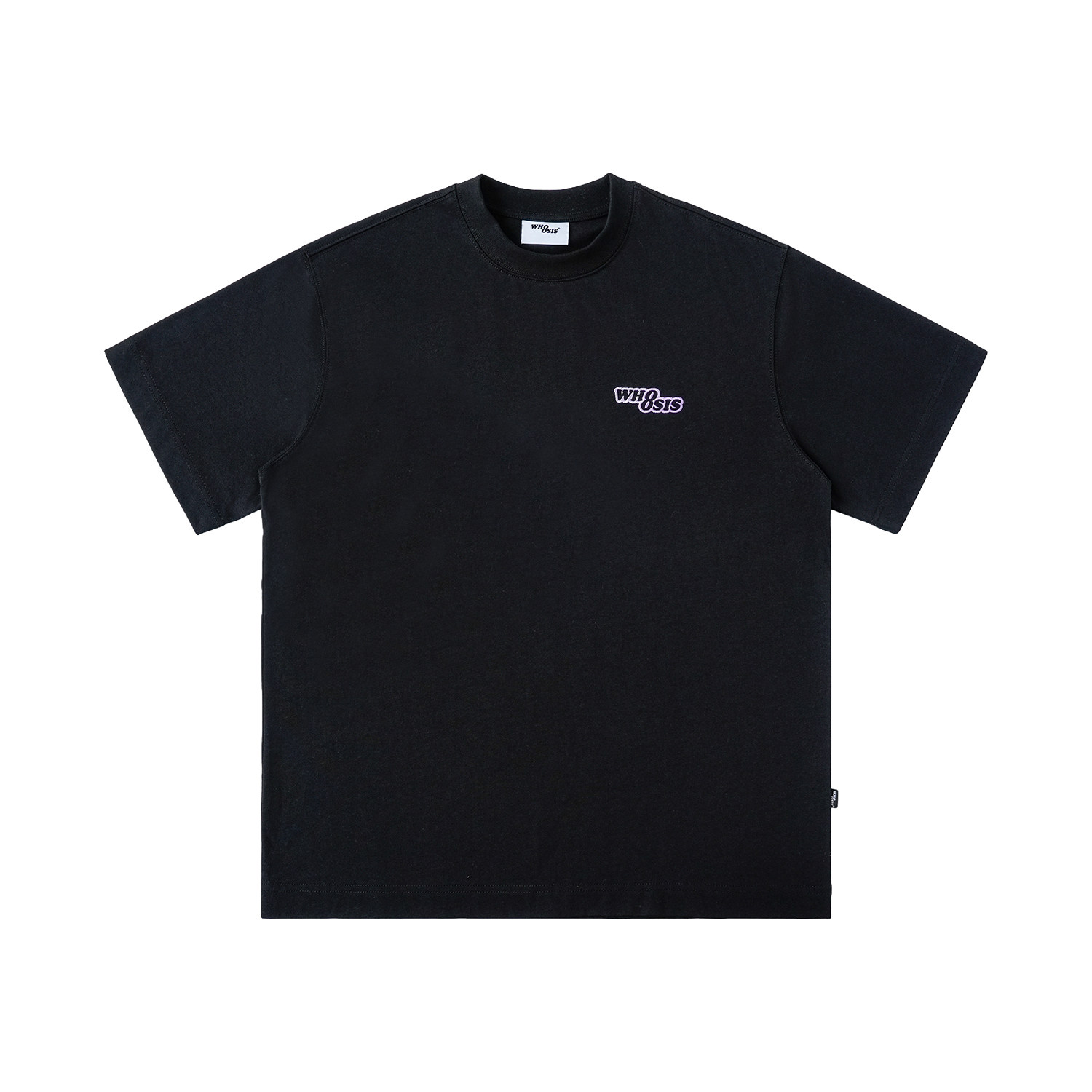 WHOOSIS（不知其名）渐变小logo刺绣短袖T恤春夏打底简约百搭男女,淘宝优惠券,粉丝福利购,淘宝优惠卷