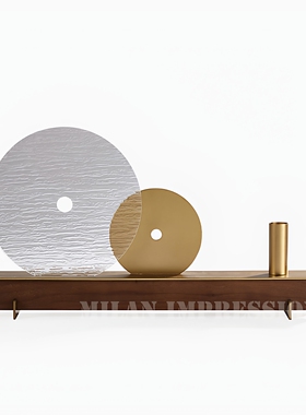 新中式风亚克力插花器软装饰品