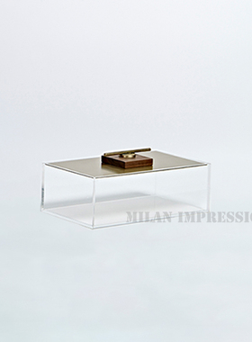 新中式风透明会所家具展厅首饰盒