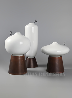 新中式风入户会所家具展厅摆件