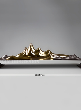 新中式风售楼处会所家具展厅托盘