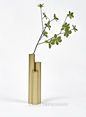 轻奢风金属售楼处家具展厅摆件