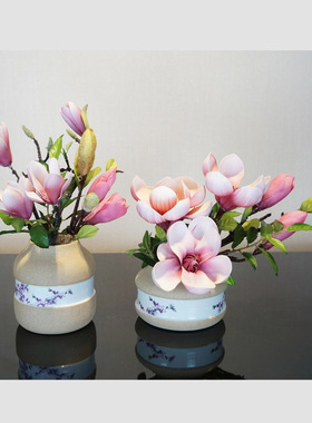 新中式风粗瓷电视柜软装套餐陶艺