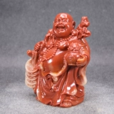 Имитация гибискусского камня имитация Шушан Стоун Нефрит Смех Будда украшения Майтрея Гостиная Дома Украшение маленькое украшение