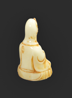 仿古玉观音菩萨佛像摆件家居风水工艺品复古装饰品