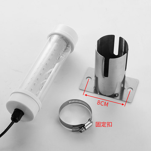 渔登 12V24V船用信号灯 红光绿光白光锚灯 防水抗干扰LED桅灯 - 图1