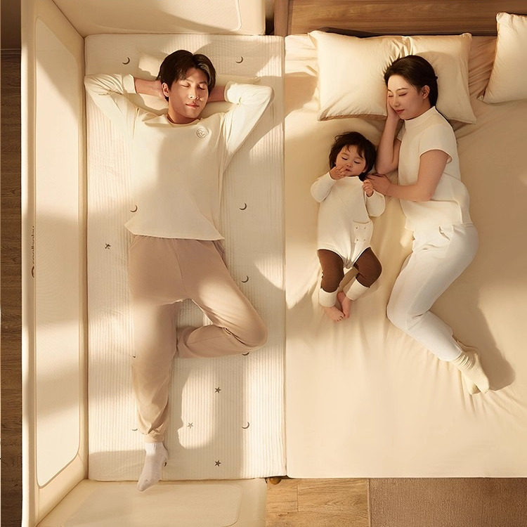 coolbaby一体式拼接床婴儿床边加宽儿童床大人可睡加高护栏可升降,淘宝优惠券,粉丝福利购,淘宝优惠卷