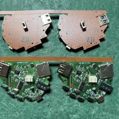 DIY电路板 887蓝牙音箱音响线路板插卡FM收音机AUX和U盘PCBA清仓 - 图1