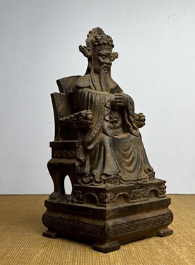 越南沉香木雕龙五爷实木工艺品
