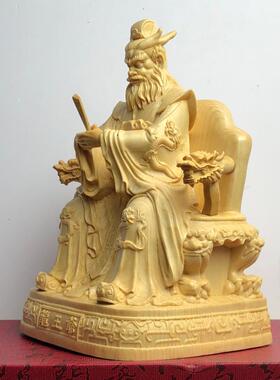 桧木精雕四海龙王龙年龙神实木