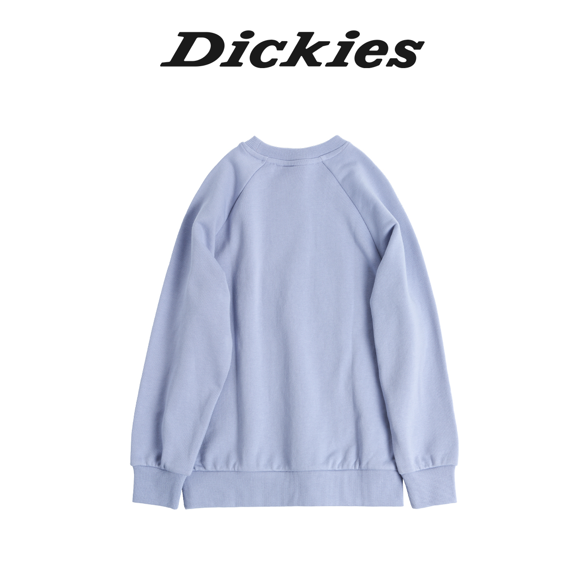 Dickies童装男童女童卫衣24彩色印花插肩袖圆领卫衣儿童卫衣合身-图0