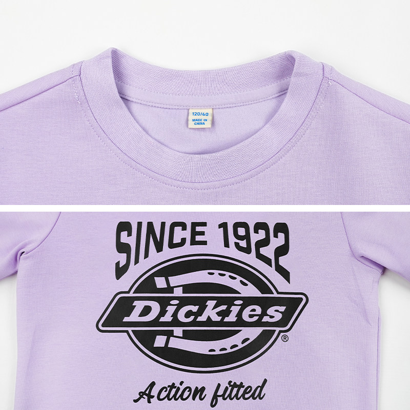 Dickies童装卫衣秋装儿童2025新款秋季宽松休闲透气柔软套头衫