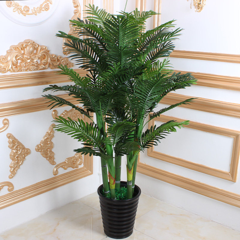 假树仿真树室内装饰葵树盆栽大型绿植客厅室内花落地植物假椰子树_虎窝淘