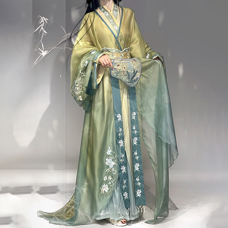 仙楚姬原创汉服【上春山】战国袍交领大袖齐腰大放量日常春夏款,淘宝优惠券,粉丝福利购,淘宝优惠卷