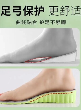 Boost内增高鞋垫减震吸汗防臭