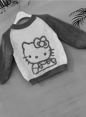 HelloKitty绣图套头毛衣材料包