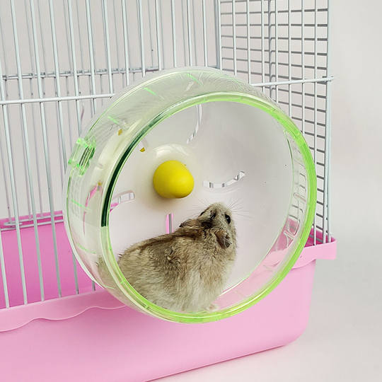 New hamster running wheel silent cage runner bear