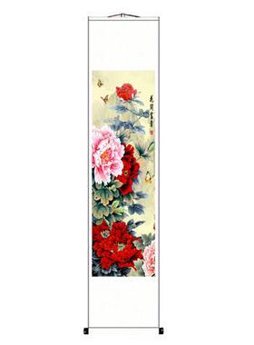卷轴画挂画国画丝绸挂画