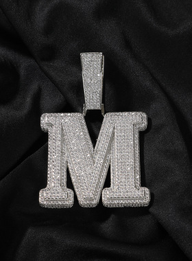 定制嘻哈个性镶钻小众情侣饰品