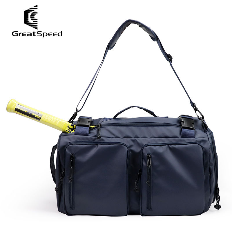 GreatSpeed网球包/羽毛球包双肩单肩手提三用多功能运动包防水布 - 图2