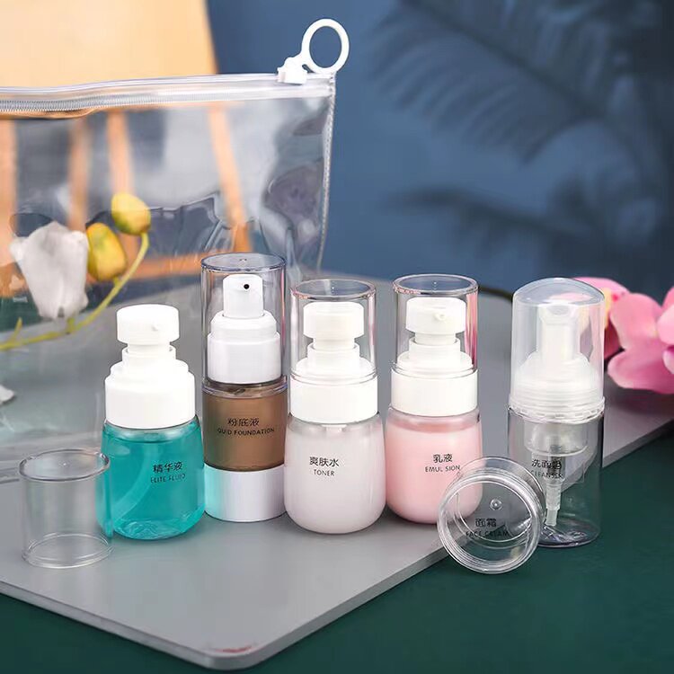 旅行套装便携按压乳液瓶粉底液洗发水沐浴露洗漱分装瓶纳米喷雾瓶,淘宝优惠券,粉丝福利购,淘宝优惠卷