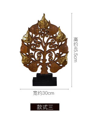 东南亚风电视柜泰式菩提工艺品