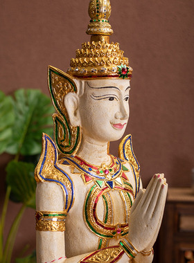 东南亚风美容院泰国客栈工艺品