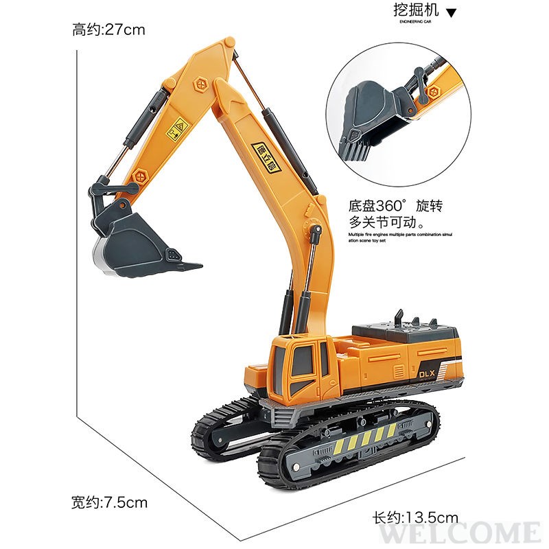 Lift car toys children boy 2020 new infant excavator truck - 图3