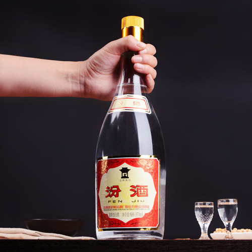 山西杏花村汾酒55度950ml*3瓶将军汾黄盖玻汾大容量高度白酒泡酒 - 图2