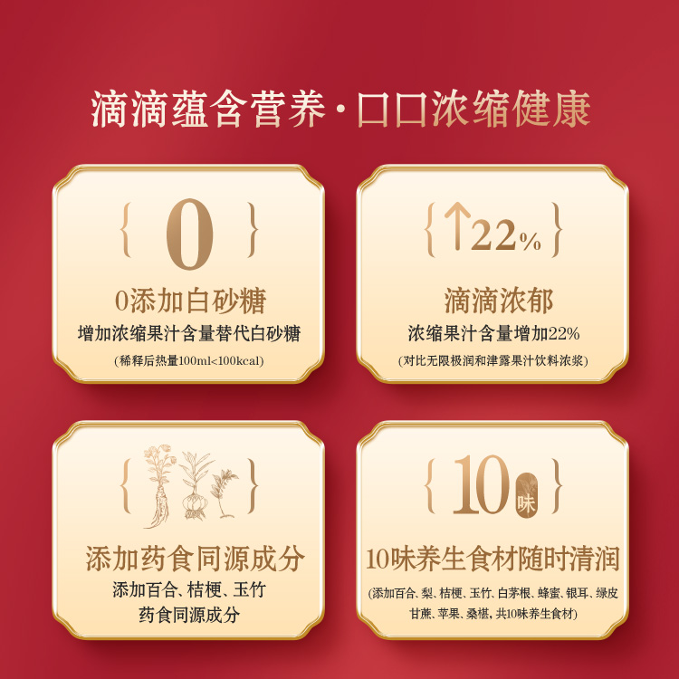 无限极官方润和红果600ml果汁饮料温润可口清肺润肺保健食品饮料-图2