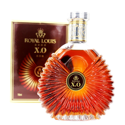整箱6瓶促销royal louis皇家路易XO白兰地法国进口原液洋酒礼盒装 - 图0