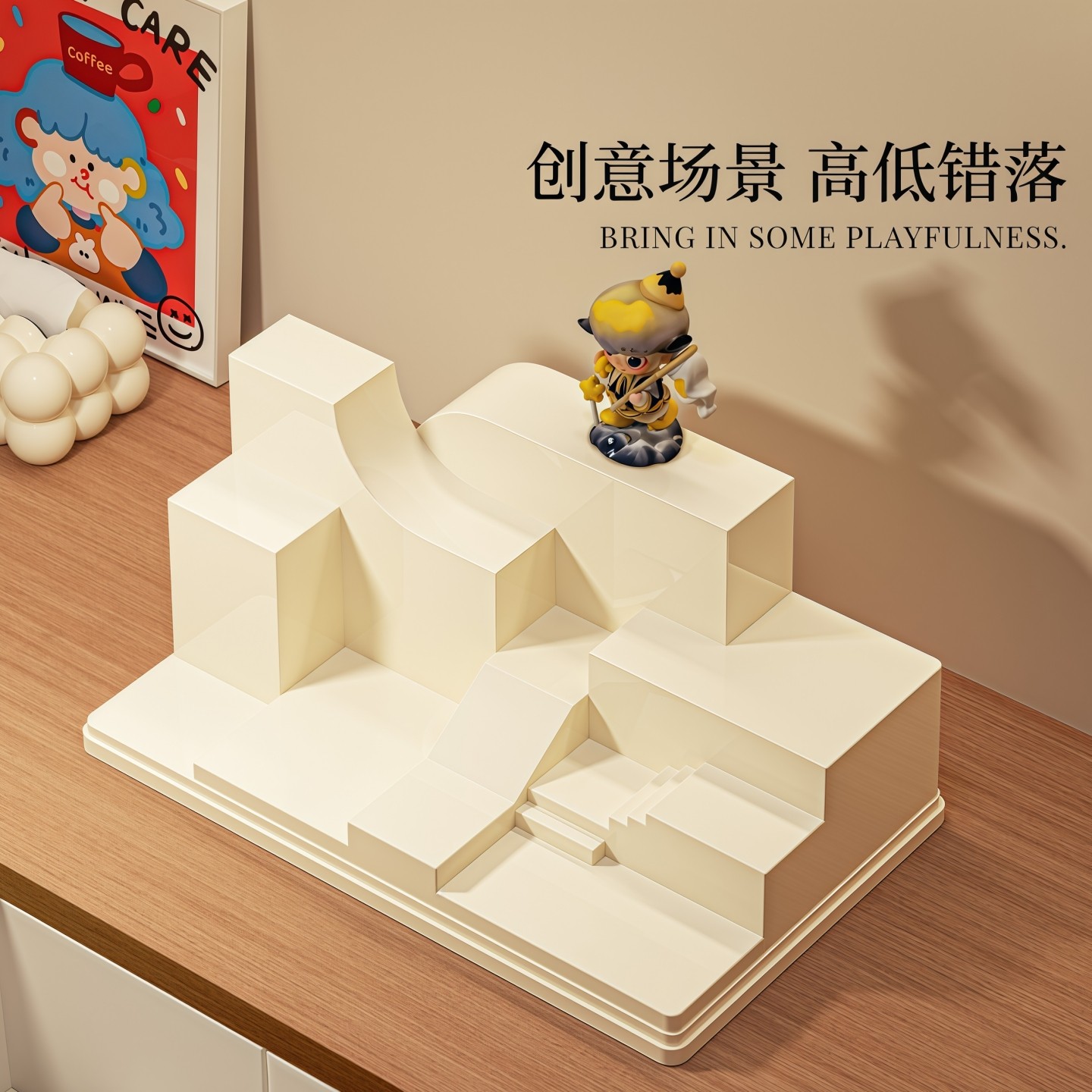 盲盒展示盒透明防尘桌面收纳盒拉布布亚克力展示柜展示架防尘盒子,淘宝优惠券,粉丝福利购,淘宝优惠卷