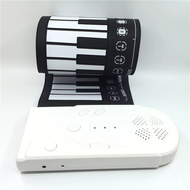 Piano, handheld folding silicone synthesizer, 49 keys