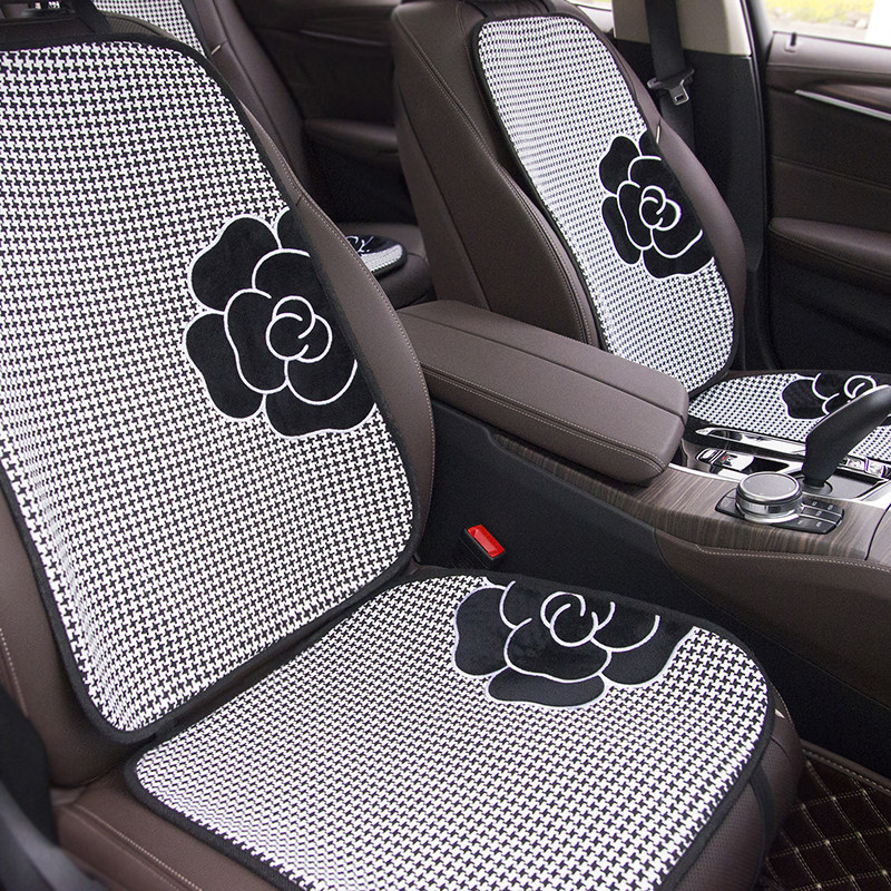 千鸟格汽车头枕护颈枕腰靠枕车载座椅靠背垫四季通用车用坐垫女神,淘宝优惠券,粉丝福利购,淘宝优惠卷