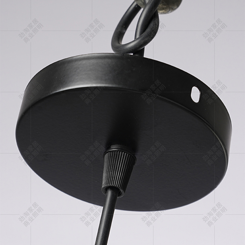 圆球形吊灯店铺商用商场餐厅婚庆户外现代创意星空灯月亮球泡灯具 - 图0