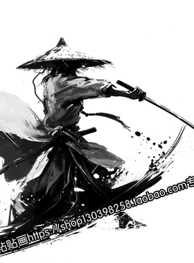 寒江孤影剑客自粘遮瑕贴画
