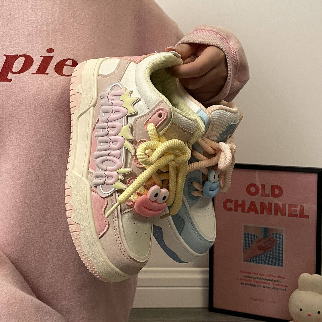 回力多巴胺女鞋鸳鸯款2025冬季高帮新款小众学生厚底运动休闲板鞋,淘宝优惠券,粉丝福利购,淘宝优惠卷