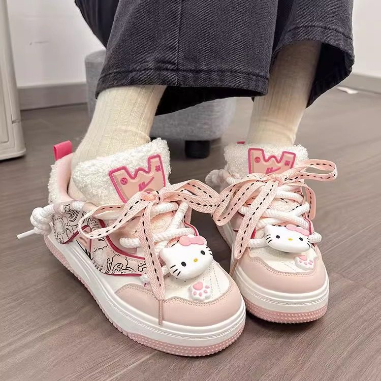 回力鞋子女新款学生可爱面包鞋女粉色厚底百搭板鞋春季运动休闲鞋,淘宝优惠券,粉丝福利购,淘宝优惠卷