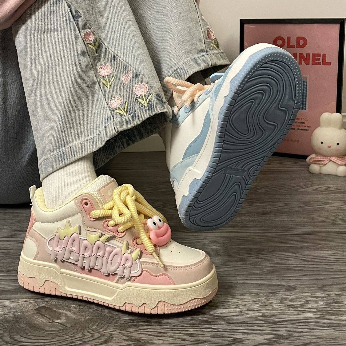 回力多巴胺女鞋鸳鸯款2025冬季高帮新款小众学生厚底运动休闲板鞋,淘宝优惠券,粉丝福利购,淘宝优惠卷