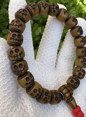 牦牛骨藏式佛珠手串12mm老料