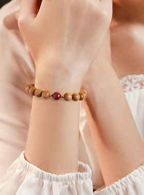 桃枝桃木雕刻桃木婴儿手链