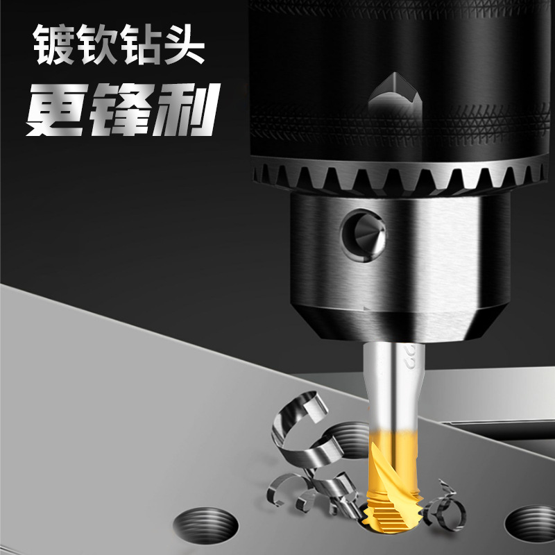 镀钛含钴丝锥螺旋攻丝不锈钢专用机用丝锥先端丝锥丝攻m3m4m5m6m8 - 图1