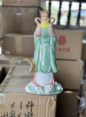 妈祖中式小摆件客厅陶瓷公仔创意送礼摆件手工摆设人物工艺品