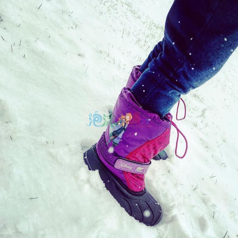 现货 Sorel Flurry 冰熊 亲子大小童防水防滑厚底儿童雪地靴鞋,淘宝优惠券,粉丝福利购,淘宝优惠卷