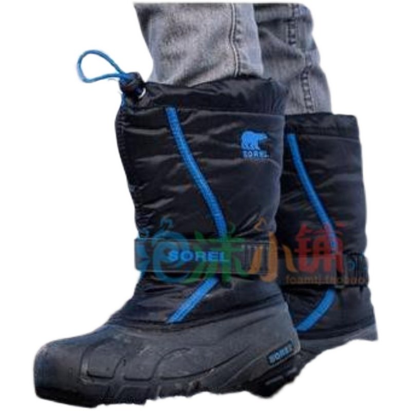 现货 Sorel Flurry 冰熊 亲子大小童防水防滑厚底儿童雪地靴鞋,淘宝优惠券,粉丝福利购,淘宝优惠卷